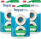 Nexcare Flexible Clear Tape, Its Clear, Stretchy Design Conforms to Hard to Tape Areas, Dispenser
