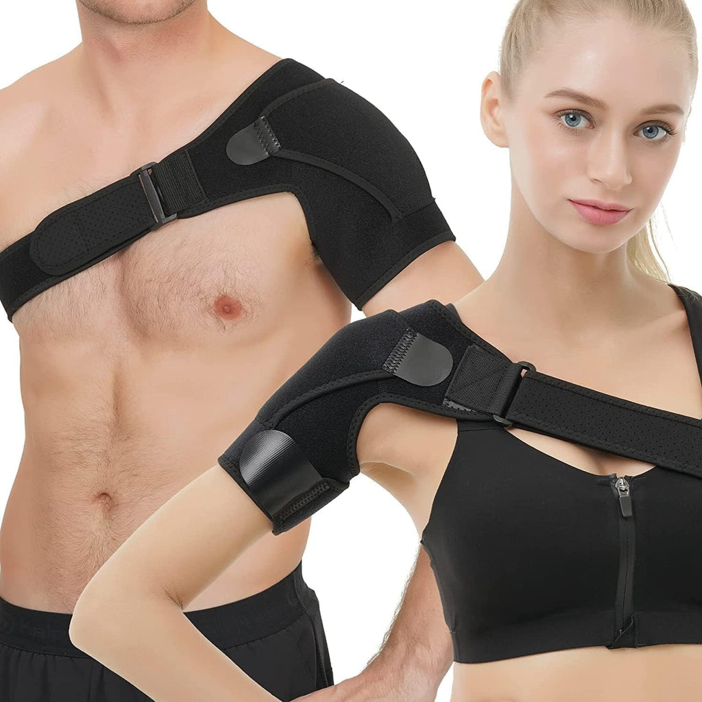 Shoulder Brace for Men and Women for Torn Rotator Cuff,Arm Sling Shoulder Immobilizer,Shoulders Compression Sleeve and Support For Pain Relief,Adjustable