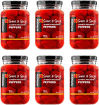 Peppadew® Sweet & Spicy Juanita Piquante Peppers,14 Ounce (400g) Mild, Whole – Gluten Free & Vegan [Pack of 6]