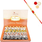 Jaiccha Ghasitaram Rakhi Gifts for Brothers Dryfruit Fancy Sweets 800 GMS with Beads Rakhi