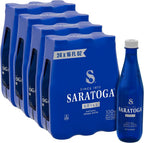 Saratoga Spring Water, 24 Pack, 16 Fl Oz | Still Water | Recycled PET Plastic | Bottled