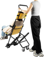 Folding Ambulance Chair for Emergency Evacuation, Mobility Assistance, Stair Transport, Lightweight & Portable, Ideal for Elderly & Disabled Personnel Transfers
