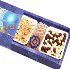 Ghasitaram Gifts Diwali Gifts Hamper - Nutties, Namkeen and Almonds Pouch Hamper