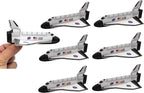 Zugar Land Space Shuttle Foam Gliders (5") Outer Space Cosmos Flying Toys. Plane Fun Jet (Six Gliders)