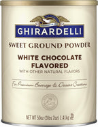 Ghirardelli Sweet Ground White Chocolate Flavor Powder, 3.12 lbs.