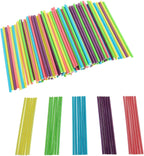 ZYAMY 100pcs Colored Cake Pop Sticks 10x3.5mm 4 Inch Lollipop Sticks 5Colors DIY Bakeware Cake Kitchen Gadgets