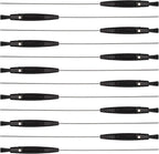 12 Packs Multifunctional Hearing Aid Cleaning Kits with Brush and Wire Cleaner for Sound Tubes, Hearing Aid Cleaning Brush with Magnet for Universal Cleaning
