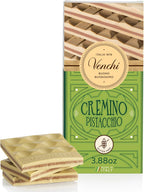 Venchi - Pistachio Cremino Chocolate Bar with Gianduja, 3.88oz - Gluten Free