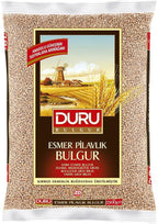 Duru Brown Fine Bulgur, 2000 g, Wheat Berries, 100% Natural and Certificated, High Fiber and Protein, Non-GMO, Great for Vegan Recipes, Better than Rice