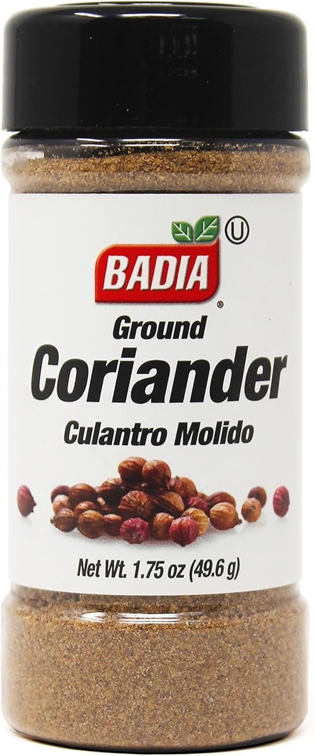 Badia Ground Coriander, 1.75 oz – Premium Culantro Spice, Bright, Citrusy & Slightly Peppery Flavor