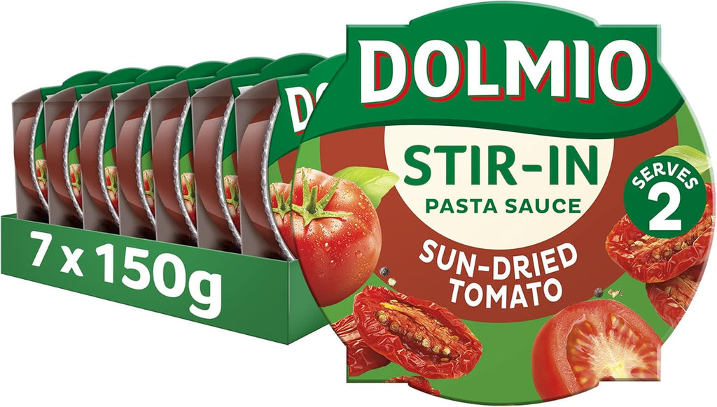 DOLMIO Stir-In Sun Dried Tomato 150 g (Pack of 7)