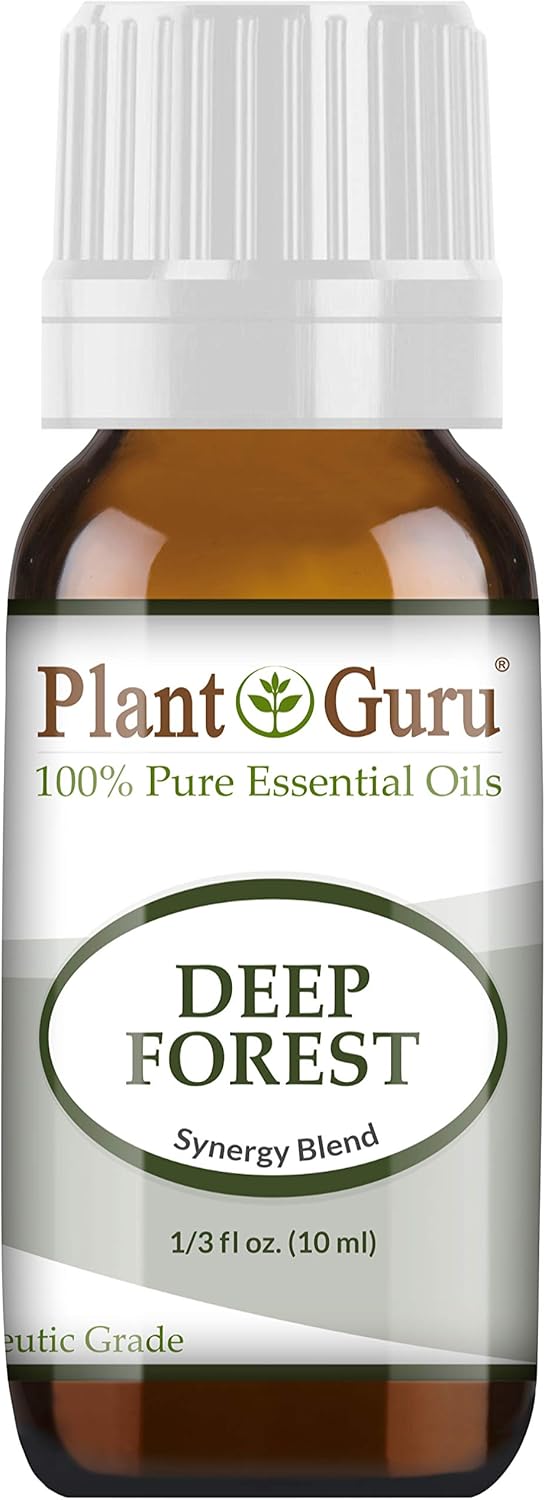 Deep Forest Essential Oil Blend 10 ml 100% Pure, Undiluted, Therapeutic Grade. Aromatherapy, Respiratory System Support, Air Purifier, Natural Christmas Tree Scent