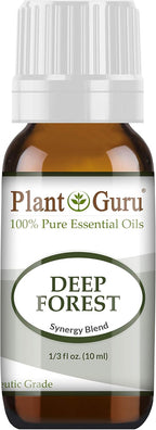 Deep Forest Essential Oil Blend 10 ml 100% Pure, Undiluted, Therapeutic Grade. Aromatherapy, Respiratory System Support, Air Purifier, Natural Christmas Tree Scent