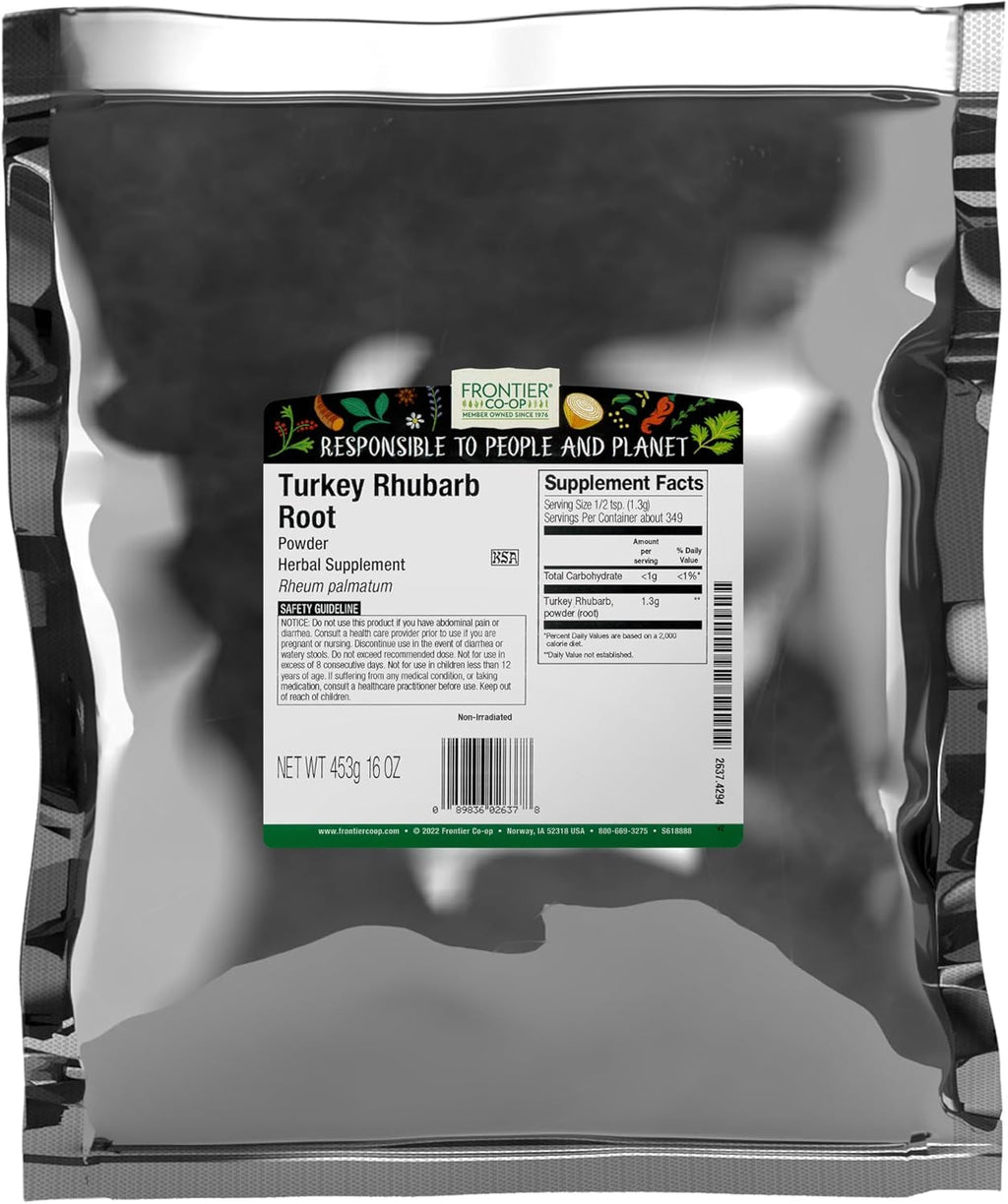 Frontier Co-op Turkey Rhubarb Root Powder 1lb