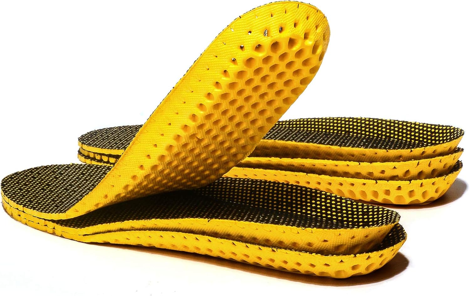 XINIFOOT 3 Pairs Comfortable Breathable Insoles - Comfort Cushioned for Running Walking Hiking, Replacement Comfort Inserts Shoes Pad for Men (US8-11)