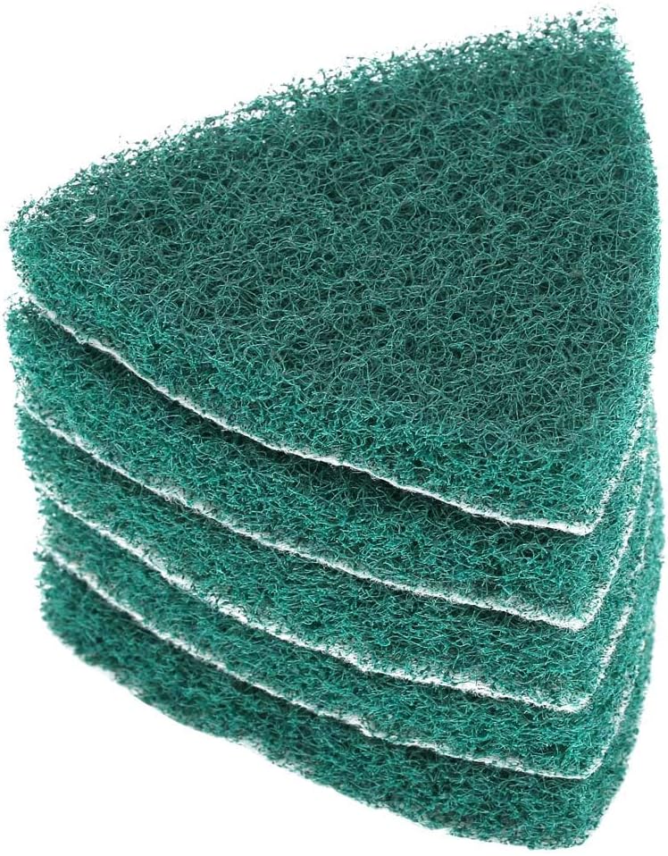Akozon 5pcs SelfAdhesive Scouring & Polishing Pads – 240# Grit Abrasive Pads for Grinding Machine, for Cleaning, Removal, and Deburring