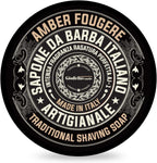 The Goodfellas’ Smile AMBER FOUGERE (Lavender & Sandalwood) Italian Shaving Soap – Classic Tallow Croap for Use with Shaving Brush, Razor & Traditional Wet Shave