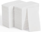 JOLLY CHEF 600 Pack Disposable Paper Napkins, Soft Bathroom Napkins for Guests, 2-Ply White Paper Hand Towels for Halloween, Wedding, Thanksgiving