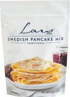 Lars Own Traditional Swedish Pancake Mix, Thin Scandinavian Crepe Style Pancakes, 8 oz