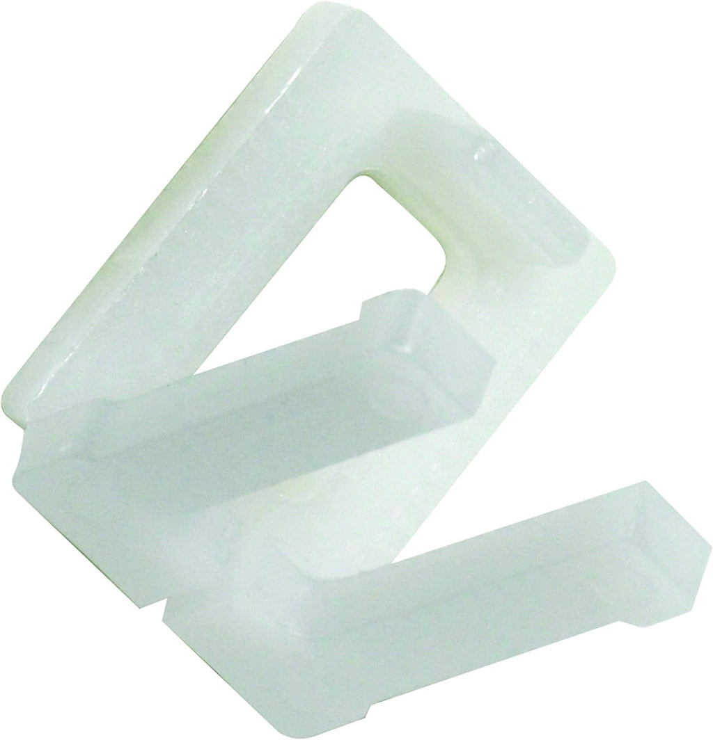BOX USA BPS12PLBUCK Plastic Buckles Poly Strapping Buckles, 1/2", White (Pack of 1000)