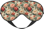 Roses and Butterflies 1 Print Double Side Sleep Eye Mask, Adjustable Night Eye Cover for Women Men