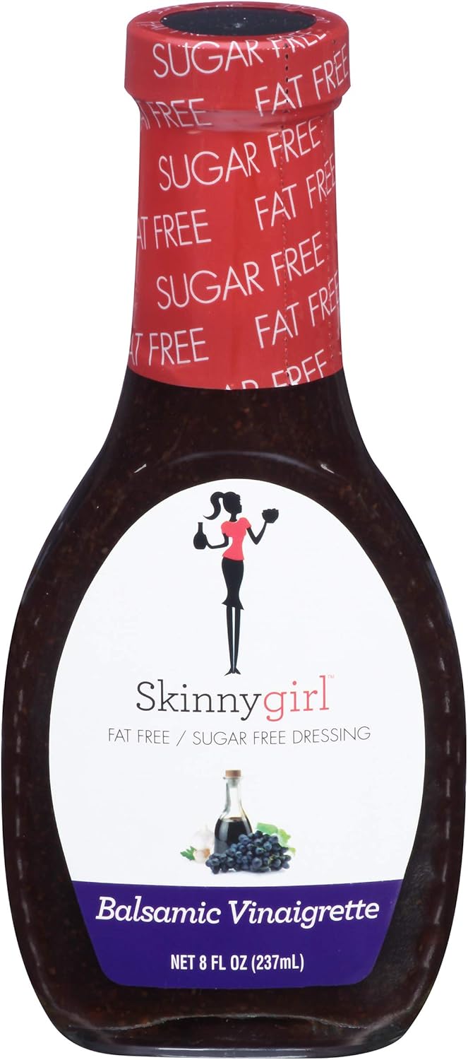 Skinnygirl Sugar Free Gluten Free Salad Dressing, Balsamic Vinaigrette, 8 Ounce