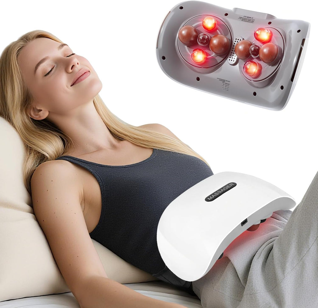 Electric Abdominal Massager, Stomach Massager for Digestion, Abdominal Cellulite Massage with Heat for Relieves Discomfort Caused by Bloating, Constipation, Stomach Pain, Rechargeable, 3 Modes