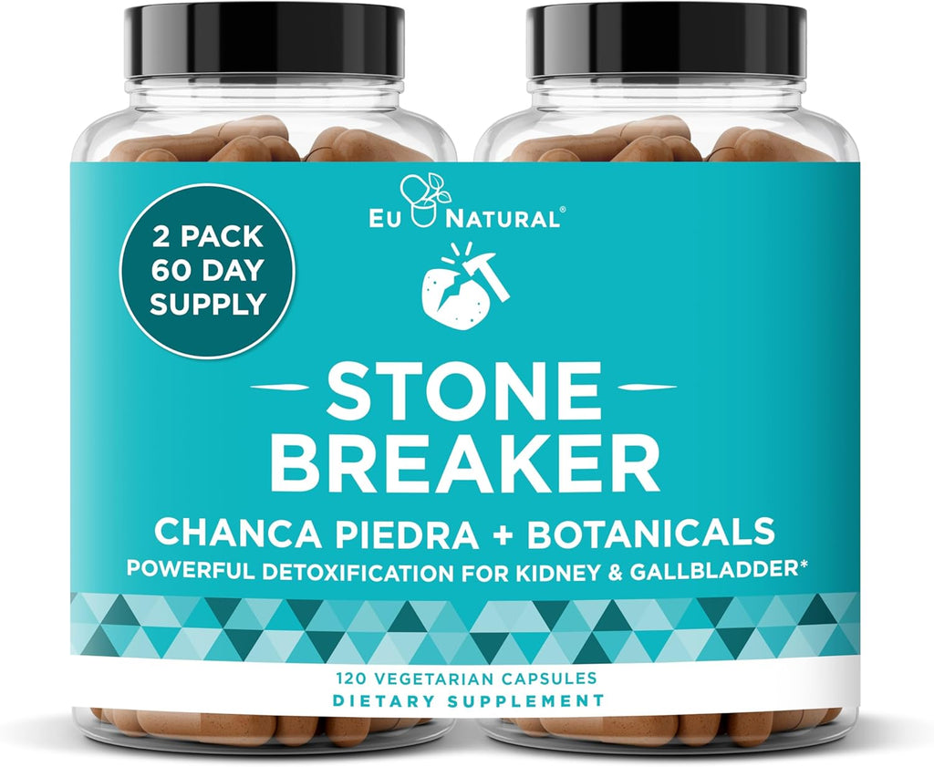 Chanca Piedra Stone Breaker - The Original Stone Breaking Formula with Celery Seed & Parsley - Supports Kidney, Gallbladder & Urinary Tract Cleansing to Help Flush Impurities - 120 Vegetarian Capsules