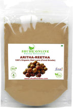 Homeda Reetha Powder for Hair, Organic Soap Nuts Powder for Hair (3.5 oz - 100g) 100% Pure Indian Bath Powders - Aritha Powders for Hair Growth | Soap Berry shampoo - Sapindus mukorossi (3.5 Ounces)