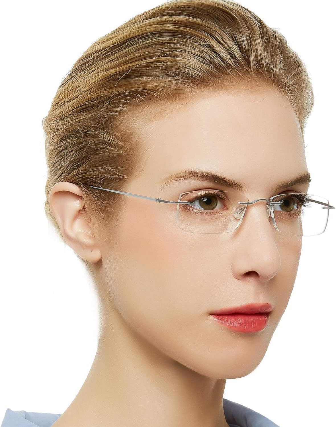 OCCI CHIARI Reading Glasses 2.0 Mens Womens Readers Frameless Durable Spring Hinge 1.0 1.25 1.75 2.0 2.25 2.50 2.75 3.0 3.5
