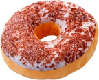 Donut Seat Cushion -Donut Throw Pillow Made with Super Soft & Ultra Premium Fabric,Home Office Chair Cushion for Long Sitting Work 15.7" (Tiramisu)