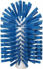 Vikan 5380-103-3 Stiff Tube Brush, Polyester, 3-7/8" x 6-1/2" OAL, Blue