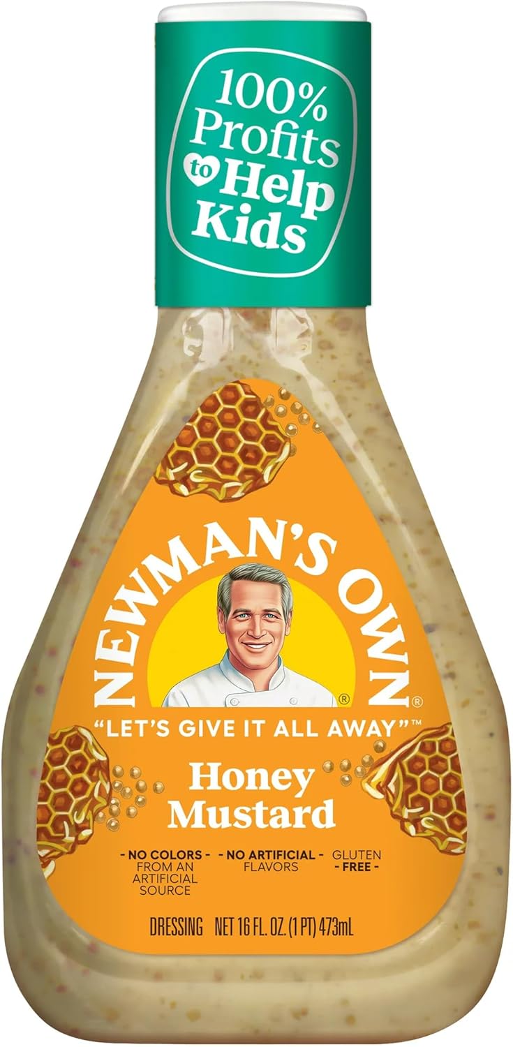 Newman's Own Honey Mustard Dressing, 16-ounce (Pack of 3)