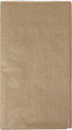 Natural Sustainable Kraft Unbleached Dinner Napkins | 2-Ply | 15" x 17" | 150/Pack