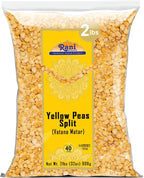 Rani Yellow Peas Split, Dried (Vatana, Matar) 32oz (2lbs) 907g ~ All Natural | Vegan | Gluten Friendly | Product of USA