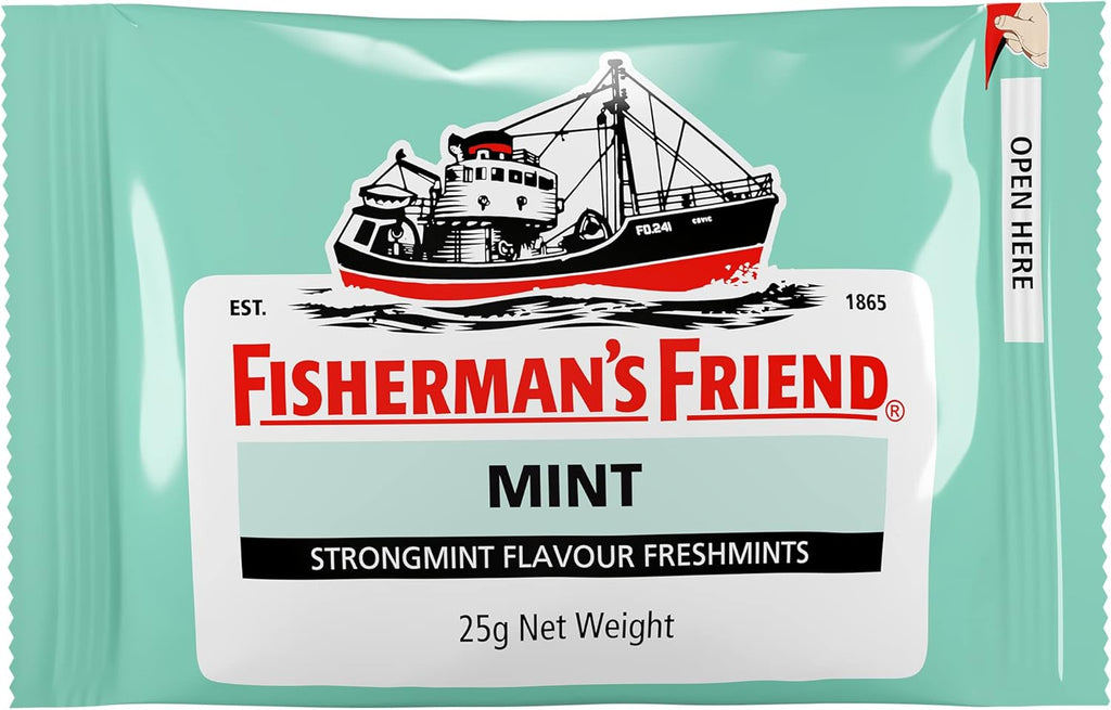 Fisherman's Friend Sugar Free Mint Flavour Lozenges 25G (Pack of 12)
