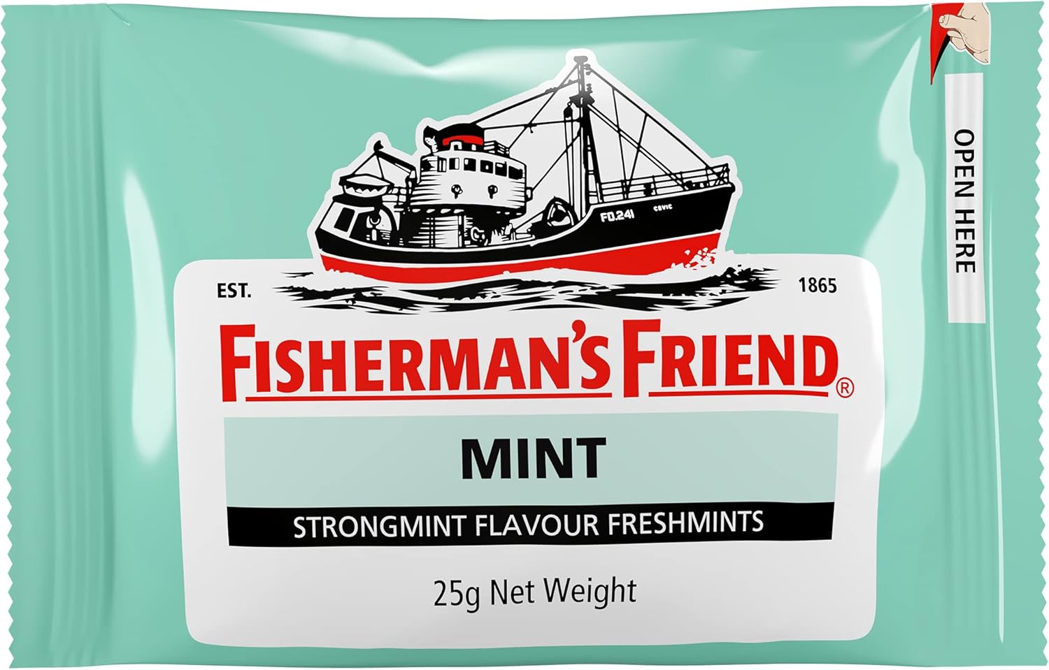 Fisherman's Friend Sugar Free Mint Flavour Lozenges 25G (Pack of 12)