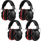 Yunsailing 4 Pcs Nrr 28db Noise Reduction Ear Protection Hearing Protection Muffs Foldable Headphones for Shooting