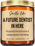 Younift Funny Future Dentist Candle, Dental Hygienist Graduation Gifts, Dental Hygiene, Dental Office Decor, Dentist Gifts for Women, Men, Coworkers, School Students, Dentists Appreciation Presents