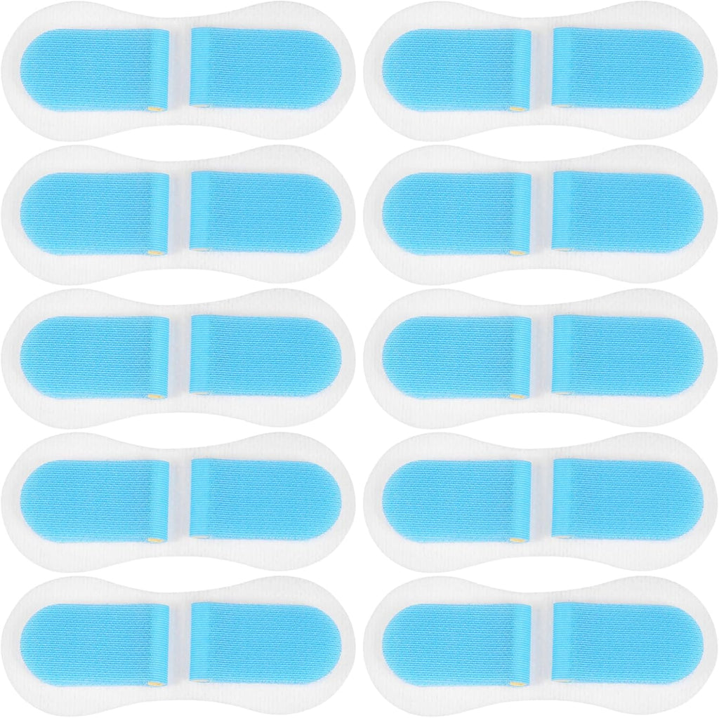 EXCEART 10Pcs Catheter Stabilization Device Legband Holder Sticker Catheter Tube Holder Perspiration Holes Legband Holder Urine Bag Holder Care