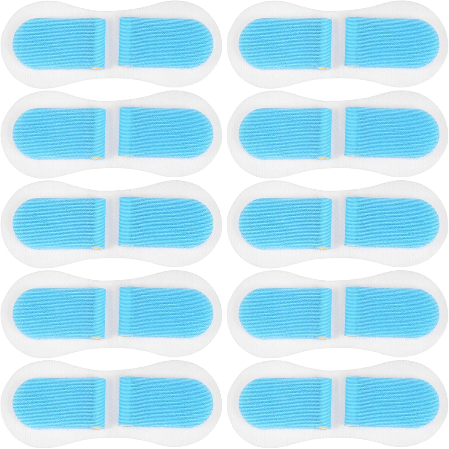 EXCEART 10Pcs Catheter Stabilization Device Legband Holder Sticker Catheter Tube Holder Perspiration Holes Legband Holder Urine Bag Holder Care