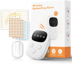 2026 New Wireless Bedwetting Alarm, Bed Wetting Alarm for Boys and Girls, Compact & Comfortable Wireless Sensor, 7 Melodies 3 Modes, Bed Wetting Solutions for Kids, Includes Progress Card White3