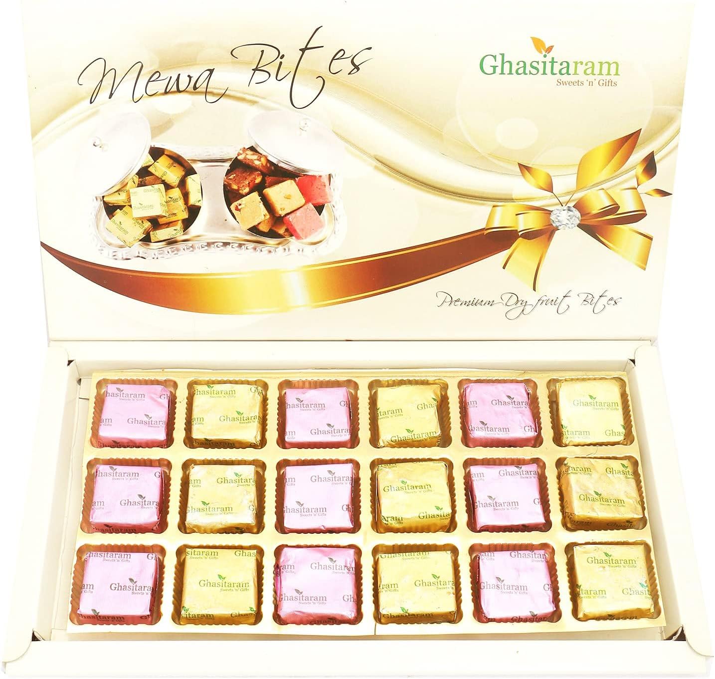 Ghasitaram Gifts Ghasitaram Assorted MEWA Bite Box, 360g