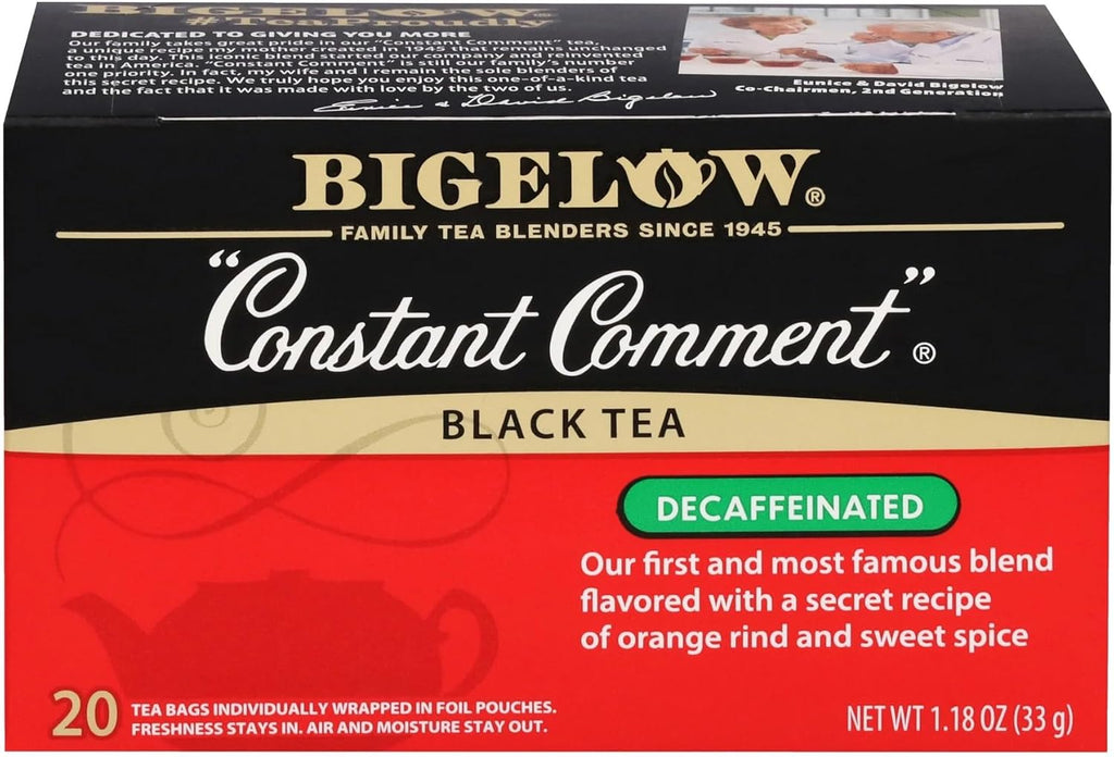 Bigelow Constant Comment Decaf Tea 1.18 OZ(Pack of 2)