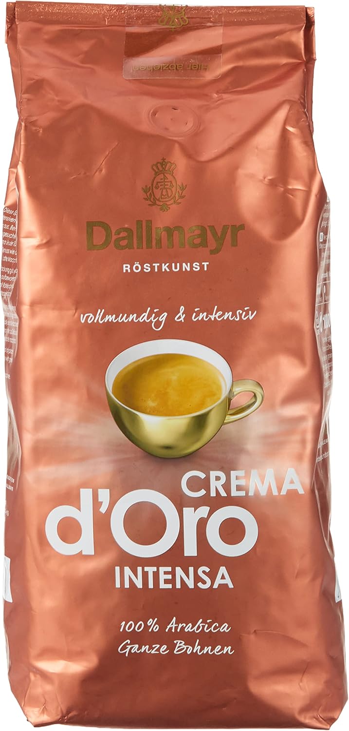 Dallmayr Crema d'oro Intensa in Bohne, 1er Pack (1 x 1000 g Beutel)