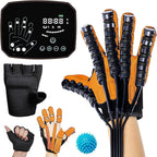 Hand Function Rehabilitation Robot Gloves Finger Training Stroke Hand Splint Upgrade Hemiplegia Stroke Arthritis Glove Finger Rehabilitation Trainer(Size:L code,Color:right hand)