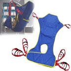 Full Body Sling with Commode Opening, Heavy Duty Patient Lift Sling Patient Aid Full Body Mesh Commode Patient Lift Sling Polyester Slings - Large 507 Lb