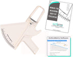 Skinfold Caliper with Body Fat Software and Multilingual Manual (White)