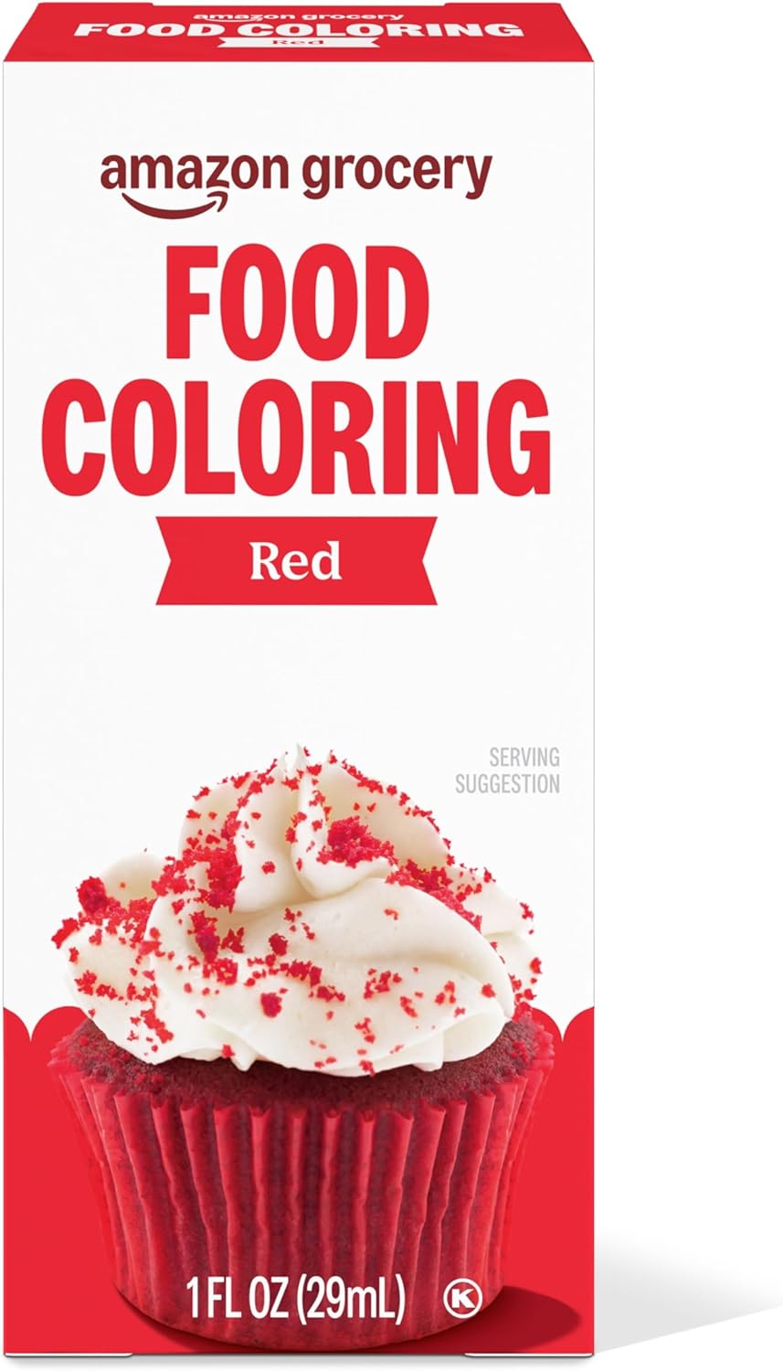 Amazon Grocery, Red Food Coloring, 1 Fl Oz