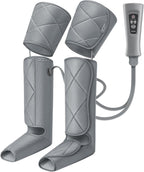 RENPHO Leg Massager, Air Compression Leg Massager Calf Massager for Circulation and Pain Relief, Mothers Fathers Day Gift, Grey